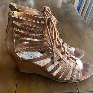 Gladiator wedge sandal